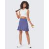 imageG4Free 15quot20quot Tennis Skirts for Women Golf Skorts with Pockets High Waist Ruffle Athletic Skirt Inner Shorts20dusky Purple