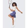 imageG4Free 15quot20quot Tennis Skirts for Women Golf Skorts with Pockets High Waist Ruffle Athletic Skirt Inner Shorts20dusky Purple