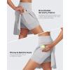 imageG4Free 15quot20quot Tennis Skirts for Women Golf Skorts with Pockets High Waist Ruffle Athletic Skirt Inner Shorts20grey