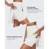 imageG4Free 15quot20quot Tennis Skirts for Women Golf Skorts with Pockets High Waist Ruffle Athletic Skirt Inner Shorts20white