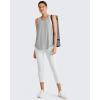 imageG4Free Athletic Tank Tops for Women Lightweight Muscle Workout Gym Tops Fast Dry YBack Loose Fit Running ShirtsGray