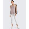 imageG4Free Athletic Tank Tops for Women Lightweight Muscle Workout Gym Tops Fast Dry YBack Loose Fit Running ShirtsGray Lilac