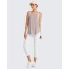 imageG4Free Athletic Tank Tops for Women Lightweight Muscle Workout Gym Tops Fast Dry YBack Loose Fit Running ShirtsGray Lilac