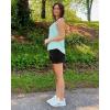 imageG4Free Athletic Tank Tops for Women Lightweight Muscle Workout Gym Tops Fast Dry YBack Loose Fit Running ShirtsLight Blue