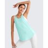 imageG4Free Athletic Tank Tops for Women Lightweight Muscle Workout Gym Tops Fast Dry YBack Loose Fit Running ShirtsLight Blue