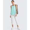 imageG4Free Athletic Tank Tops for Women Lightweight Muscle Workout Gym Tops Fast Dry YBack Loose Fit Running ShirtsLight Blue