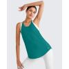 imageG4Free Athletic Tank Tops for Women Lightweight Muscle Workout Gym Tops Fast Dry YBack Loose Fit Running ShirtsTeal