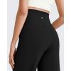 imageG4Free BareFeel Maternity Dress Yoga Pants Over The Belly Stretchy Work Slack Pregnancy Wide Leg Lounge TrousersBlack