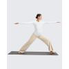 imageG4Free BareFeel Maternity Dress Yoga Pants Over The Belly Stretchy Work Slack Pregnancy Wide Leg Lounge TrousersLight Khaki