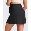 imageG4Free BareFeel Maternity Tennis Skirt with 2 Pockets Inner Shorts Over The Belly Stretchy Pregnancy Workout Skorts GolfBlack
