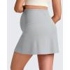 imageG4Free BareFeel Maternity Tennis Skirt with 2 Pockets Inner Shorts Over The Belly Stretchy Pregnancy Workout Skorts GolfGrey