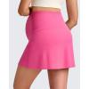 imageG4Free BareFeel Maternity Tennis Skirt with 2 Pockets Inner Shorts Over The Belly Stretchy Pregnancy Workout Skorts GolfRose Pink