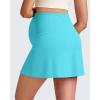 imageG4Free BareFeel Maternity Tennis Skirt with 2 Pockets Inner Shorts Over The Belly Stretchy Pregnancy Workout Skorts GolfSky Blue