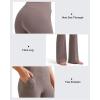 imageG4Free BareFeel Yoga Pants Women High Waisted Flared Leggings with Pockets Soft Casual Flare Pants 29quot31quot33quotTaupe