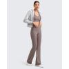 imageG4Free BareFeel Yoga Pants Women High Waisted Flared Leggings with Pockets Soft Casual Flare Pants 29quot31quot33quotTaupe