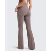 imageG4Free BareFeel Yoga Pants Women High Waisted Flared Leggings with Pockets Soft Casual Flare Pants 29quot31quot33quotTaupe