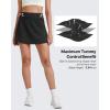 imageG4Free Barefeel 15quot Tennis Skirts for Women High Waisted A Line Casual Athletic Golf Skorts Inner Shorts with 2 PocketsBlack