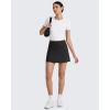 imageG4Free Barefeel 15quot Tennis Skirts for Women High Waisted A Line Casual Athletic Golf Skorts Inner Shorts with 2 PocketsBlack