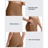 imageG4Free Barefeel Biker Shorts for Women with Pockets High Waisted Workout Athletic Gym Legging Shorts 4quot6quotDark Coffee