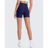 imageG4Free Barefeel Biker Shorts for Women with Pockets High Waisted Workout Athletic Gym Legging Shorts 4quot6quotDark Navy