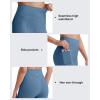 imageG4Free Barefeel Biker Shorts for Women with Pockets High Waisted Workout Athletic Gym Legging Shorts 4quot6quotHaze Blue