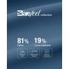 imageG4Free Barefeel Biker Shorts for Women with Pockets High Waisted Workout Athletic Gym Legging Shorts 4quot6quotHaze Blue