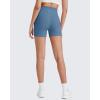 imageG4Free Barefeel Biker Shorts for Women with Pockets High Waisted Workout Athletic Gym Legging Shorts 4quot6quotHaze Blue