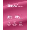 imageG4Free Barefeel Built in Bra Workout Tops for Women Removable Pads Longline Sport Bras Racerback Athletic Tank Yoga GymHot Pink