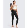 imageG4Free Barefeel Yoga Leggings for Women High Waisted Yoga Pants with Pockets Soft Workout Athletic Gym Pants 20quot 25quot27quot29quotBlack
