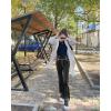 imageG4Free Bootcut Yoga Pants with 4 Pockets Flare Leggings for Women High Waisted Casual Dress PantsBlack