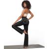 imageG4Free Bootcut Yoga Pants with 4 Pockets Flare Leggings for Women High Waisted Casual Dress PantsBlack