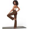 imageG4Free Bootcut Yoga Pants with 4 Pockets Flare Leggings for Women High Waisted Casual Dress PantsDark Brown