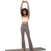 imageG4Free Bootcut Yoga Pants with 4 Pockets Flare Leggings for Women High Waisted Casual Dress PantsTaupe