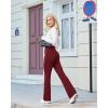 imageG4Free Bootcut Yoga Pants with 4 Pockets Flare Leggings for Women High Waisted Casual Dress PantsWine