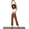imageG4Free Dress Work Pants Women Yoga Business Casual Pants with Pockets Strechy Flare Wide Leg Ankle Pants 25quot27quot29quotDark Coffee