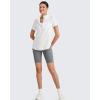 imageG4Free Lightbreeze UPF 50 Womens Workout Tops Short Sleeve Half Zip Golf Shirts Loose Fit Athletic Gym Tshirts RunningWhite