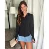 imageG4Free Lightbreeze Womens UPF 50 Sun Shirts with Hoodie Long Sleeve Workout Tops Half Zip Rash Guard Hiking FishingBlack