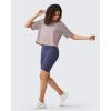 imageG4Free Lightweight Womens Workout Tops Loose Fit Short Sleeve Summer T Shirts Athletic Gym Tees Basic Yoga Shirts CasualGray Lilac