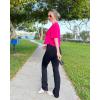 imageG4Free Lightweight Womens Workout Tops Loose Fit Short Sleeve Summer T Shirts Athletic Gym Tees Basic Yoga Shirts CasualHot Pink
