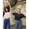 imageG4Free Lightweight Womens Workout Tops Loose Fit Short Sleeve Summer T Shirts Athletic Gym Tees Basic Yoga Shirts CasualLight Pink