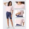 imageG4Free Lightweight Womens Workout Tops Loose Fit Short Sleeve Summer T Shirts Athletic Gym Tees Basic Yoga Shirts CasualLight Pink