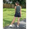 imageG4Free Lightweight Workout Tank Tops for Women Fast Dry Athletic Gym Crop Top Sleeveless Running ShirtsGray