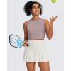 imageG4Free Lightweight Workout Tank Tops for Women Fast Dry Athletic Gym Crop Top Sleeveless Running ShirtsGray Lilac