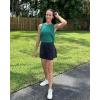 imageG4Free Lightweight Workout Tank Tops for Women Fast Dry Athletic Gym Crop Top Sleeveless Running ShirtsTeal