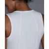 imageG4Free Lightweight Workout Tank Tops for Women Fast Dry Athletic Gym Crop Top Sleeveless Running ShirtsWhite