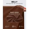 imageG4Free Maternity Shorts with Pockets Over The Belly Stretchy 6 Pregnancy Yoga Pants Athletic WorkoutDark Coffee