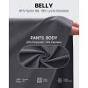 imageG4Free Maternity Shorts with Pockets Over The Belly Stretchy 6 Pregnancy Yoga Pants Athletic WorkoutDark Gray