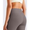 imageG4Free Ribbed Flare Yoga Pants for Women High Waisted Bell Bottom Leggings Tummy Control PetiteRegularTallTaupe