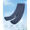imageG4Free Ribbed Wide Leg Yoga Pants for Women Drawstring Elastic Waist Loose Casual Capris with PocketsDark Navy