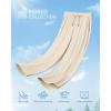 imageG4Free Ribbed Wide Leg Yoga Pants for Women Drawstring Elastic Waist Loose Casual Capris with PocketsLight Khaki
